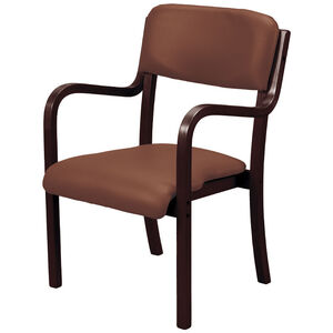 スタッキングチェアー(木製)3脚セットUFC4-CBBR(7.ブラウン×ブラウン) スタッキング 椅子 収納 家具 愛西市/タック株式会社 [AEAH027-7]