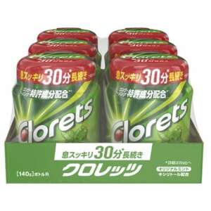 モンデリーズ クロレッツ オリジナルミントボトル 140g ×6個_惣菜・加工品 _