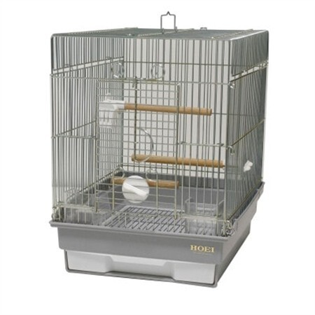 HOEIの鳥かご 小鳥用手のりケージ 21手のりG フロスティグレー