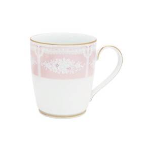 ノリタケ[レースウッドゴールド]マグカップ(ピンク)