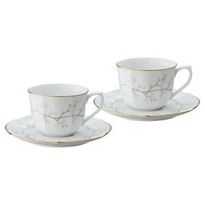 ノリタケ[ホワイトベル]コーヒーカップ&ソーサーペア