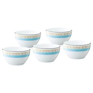 ノリタケ【ハミングブルー】11cmボウル5個セット【1637938】