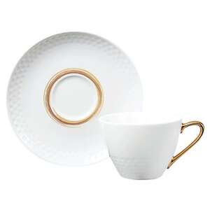 ノリタケ[アミ]カップ&ソーサー(金)