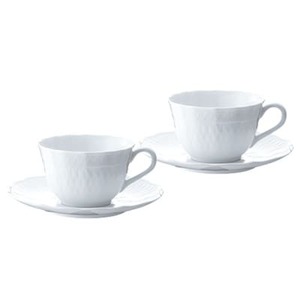 ノリタケ[シェール ブラン]カップ&ソーサーペア