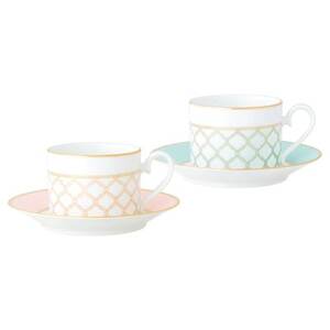 ノリタケ[エターナルパレス]カップ&ソーサー ペア(色変り)