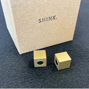 真鍮マグネットキューブ 2個[配送不可地域:沖縄県]