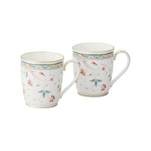 ノリタケ[花更紗]マグカップペア