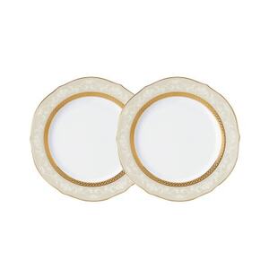 ノリタケ【ハンプシャーゴールド】23cmアクセントプレートペア【1637859】