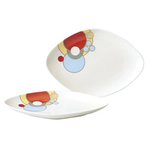 ノリタケ[フランク・ロイド・ライト インペリアル]菱形プレートペア