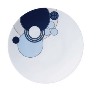 ノリタケ[フランク・ロイド・ライト インペリアルブルー]24.5cmクーププレート