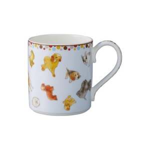 ノリタケ[コレクターズマグカップ]犬(ブルー)