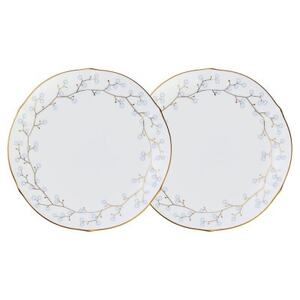 ノリタケ[ホワイトベル]21.5cmプレートペア