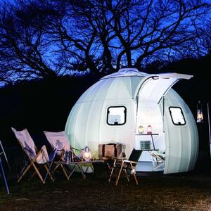 組み立て簡単なDIY型ドームハウス「EZ DOME HOUSE(イージードームハウス)」[配送不可地域:離島・北海道・沖縄県]