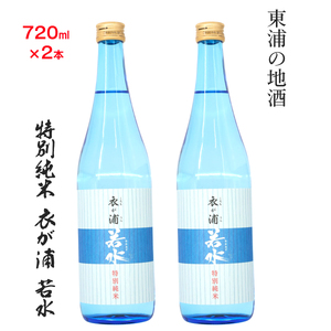 知多半島東浦の地酒[衣が浦 若水]特別純米酒 720ml×2本 お酒 酒 サケ SAKE 日本酒 特別純米 特別純米酒 720ml 地酒 若水 ギフト 贈答用 愛知県 東浦町
