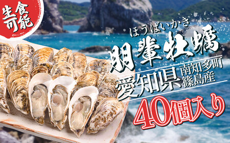 牡蠣 かき 生食用 冷蔵 40個 朋輩牡蠣 愛知 南知多
