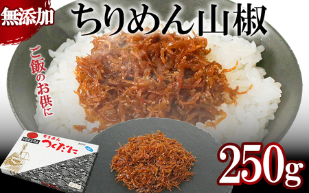 ちりめん 山椒 250g 冷凍 無添加 しらす 佃煮 しらす ごはん 米 おつまみ しらす しらすごはん