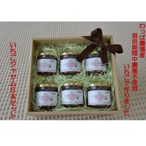 栽培期間中農薬不使用いちごジャム6本セット