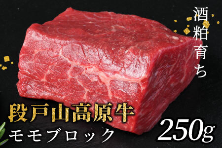 酒粕育ち 幻の牛 段戸山高原牛 モモブロック 250g 塊肉 ブロック肉 蓬莱泉 ステーキ肉 非加熱