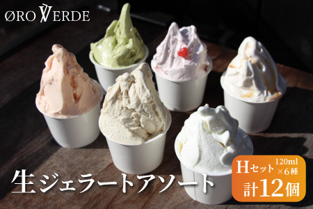生ジェラート アソート 12個 Hセット トマトソルベ ミルク ほうじ茶 抹茶 アールグレイキャラメル ストロベリー オーロヴェルデ カップアイス アイス スーツ ジェラート イタリア 設楽町 -325