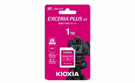 キオクシア(KIOXIA)EXCERIA PLUS G2 SDXC UHS-1メモリカード 1TB