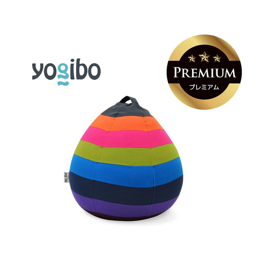 Yogibo Drop Rainbow Premium ブライト │ 送料無料 全国配送離島含 ビーズクッション カバー 洗える (ヨギボー ドロップ レインボー プレミアム)