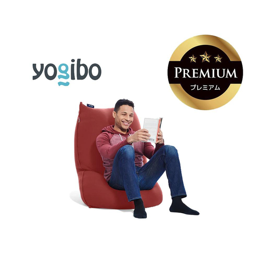 Yogibo Lite Premium ワインレッド │ 送料無料 全国配送離島含 ビーズクッション カバー 洗える (ヨギボー ライト プレミアム)