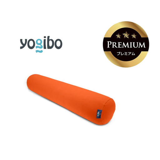 Yogibo Roll Max Premium オレンジ │ 送料無料 全国配送離島含 ビーズクッション カバー 洗える (ヨギボー ロール マックス プレミアム)