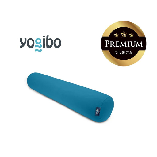 Yogibo Roll Max Premium アクアブルー │ 送料無料 全国配送離島含 ビーズクッション カバー 洗える (ヨギボー ロール マックス プレミアム)