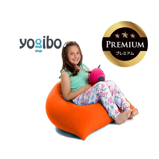 Yogibo Pyramid Premium オレンジ │ 送料無料 全国配送離島含 ビーズクッション カバー 洗える (ヨギボー ピラミッド プレミアム)