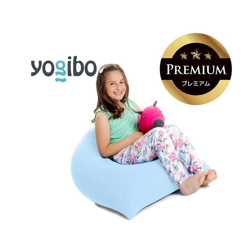 Yogibo Pyramid Premium ペールブルー │ 送料無料 全国配送離島含 ビーズクッション カバー 洗える (ヨギボー ピラミッド プレミアム)