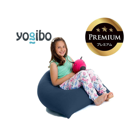 Yogibo Pyramid Premium ネイビーブルー │ 送料無料 全国配送離島含 ビーズクッション カバー 洗える (ヨギボー ピラミッド プレミアム)