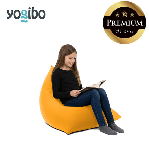 Yogibo Pyramid Premium アンバーゴールド│送料無料 全国配送離島含 ビーズクッション カバー 洗える(ヨギボー ピラミッド プレミアム)