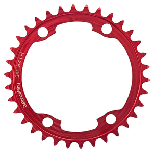 1987 バランスリング 34T R-1 L+1 赤 バロックギヤ バロックギア ヒルクライム 坂対策