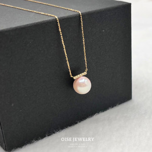 2013 K18YG ダイヤモンド0.03ct アコヤ真珠ペンダント8.0mmup 真珠 ネックレス ペンダント アコヤ真珠 アコヤ貝 伊勢志摩 冠婚葬祭 結婚式 入学式 ギフト 贈り物 アクセサリー ジュエリー パール