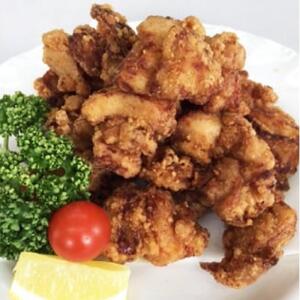 お肉屋さんの『からあげ』2kg(500gx4) 特製スパイス付(チリガーリック・チーズ胡椒)