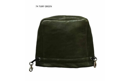 木の庄帆布 公式 国産レザーアイアンカバー 本革 総革 KinoshoTRANSIT　 K-KHG-W-IR01M-（C/#74 ターフグリーン / ネイビー）　ゴルフ アイアンカバー