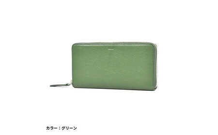 レディース本革長財布 4M2-1151(・グリーン)