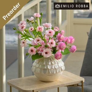 [母の日専用]アートフラワー エミリオ・ロバ ラナンキュラス2L26-pk 母の日 ギフト 造花 プレゼント