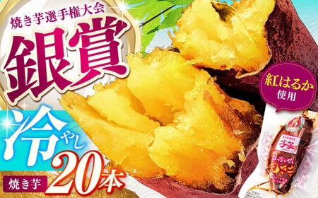 紅はるか 冷やし焼き芋 20本 / 焼き芋 やきいも 焼きいも 焼いも 焼芋 さつまいも 紅はるか ねっとり しっとり 甘い おやつ 芋 スイーツ / 亀山市 / 芋笑[AMBU006]