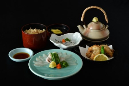 あのりふぐ料理 「まるせい」 御食事券 [あのりふぐ御膳]