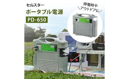 ポータブル電源 セルスター PD-650