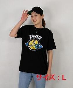 伊賀市 マンホールTシャツ 黒 [Lサイズ]