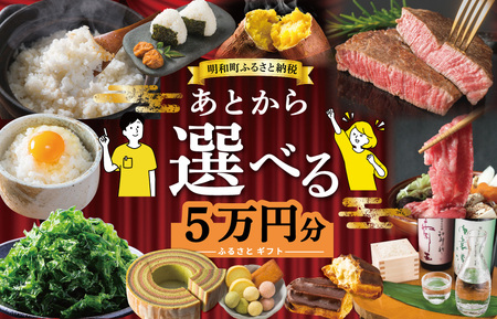 あとからセレクト 5万円