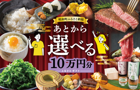 あとからセレクト 10万円