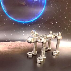 ブロックみたいなねじ玩具 M6ネジー5号 / 大河内 ロボット 知育 おもちゃ 工具不要 ステンレス ネジ ボルト ナット 玩具 三重県 度会町