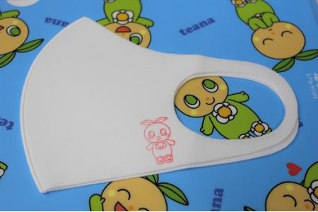 耳が痛くならない　フィットマスク　＋ティーナ赤色　Sサイズ　2枚セット／ネイション産業　三重県　度会町　伊勢志摩