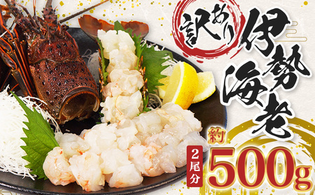 (冷凍) 訳あり 伊勢海老 500g むき身 処理済み イセエビ 海老 えび 伊勢 エビ 伊勢エビ 海宝水産 訳あり品 訳アリ 贅沢 高級 簡単調理 刺し身 刺身 海鮮 ギフト 国産 三重県 南伊勢町
