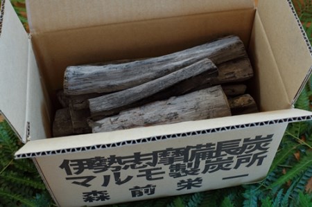伊勢志摩 備長炭　半長小　約3kg／マルモ 製炭所　BBQ　料理　炭火　七輪　囲炉裏　火鉢　キャンプ