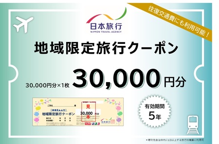 滋賀県大津市　日本旅行　地域限定旅行クーポン30,000円分 旅行券 旅行券 旅行券