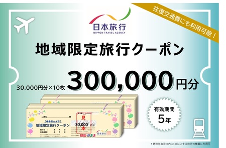 滋賀県大津市　日本旅行　地域限定旅行クーポン300,000円分 旅行券 旅行券 旅行券